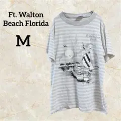 Ft. Walton Beach Florida Tシャツ コットン グレー