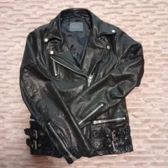 BEKAH ライダースジャケット ブラック 羊革 ラムスキン　高級　ラムレザー