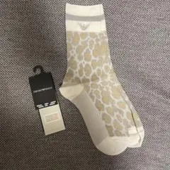 EMPORIO ARMANI ソックス レオパード柄 23-25cm