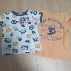 DOUBLE.B Tシャツ ２枚セット　120cmのサムネイル