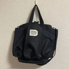 FREDRIK PACKERS ユーティリティ2Wayバッグ ブラック