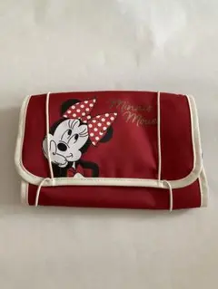 ミニーマウス トラベルポーチ 折りたたみトラベルポーチ ミニー ポーチ