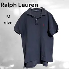 【Ralph Lauren】(M) 赤ポニー刺繍 半袖ポロシャツ 定番人気のサムネイル