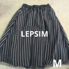 LEPSIM　レディース　チュール　スカート　膝丈　Мのサムネイル