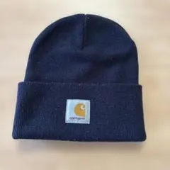 Carhartt ニット帽 ビーニー ネイビーのサムネイル