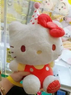 ハローキティ　キティ　モンチッチ　ハローキティ　アニバーサリー超BIGぬいぐるみ