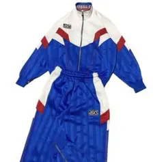 80s ASICS セットアップ ジャージ トラックジャケット パンツ テック