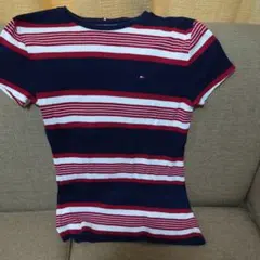 TOMMY HILFIGER ストライプ Tシャツ S/P