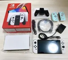 【完品】Nintendo Switch有機ELモデル ガラスフィルム、おまけ付き