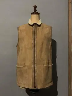 MaxMara WEEKEND LINE シープレザー 本革 ベスト ムートン