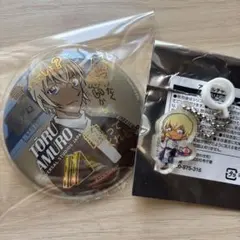 名探偵コナン　安室透　缶バッジ&アクリルチャーム