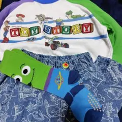 『最終値下げ』しまむら　トイストーリーセットアップ　新品未使用