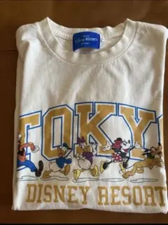東京ディズニーリゾート Tシャツ Sサイズ ミッキー ドナルド 白 半袖