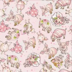 ロラライハリス生地　 Piggie Toss