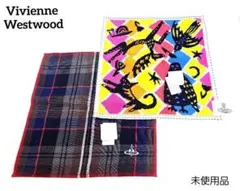 新品　Vivienne　ヴィヴィアン　ハンカチ　動物柄　チェック柄　セット