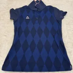 ルコックスポルティフ ポロシャツ ネイビー ゴルフ