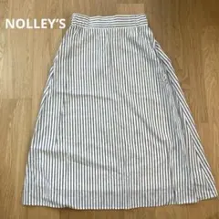 NOLLEY’S ストライプスカート 膝下丈のサムネイル