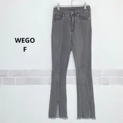 WEGO フレアデニム グレー F 裾スリット センターシーム Y2K系J988のサムネイル