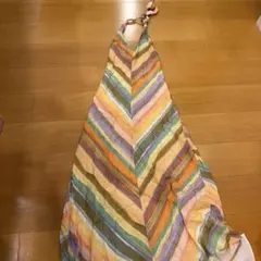 ZARA マルチカラー ストライプ キャミワンピース