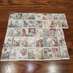 激レア当時物！森永ハイクラウン チョコレートおまけ 妖精カード 約50