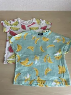 フルーツ柄Tシャツ2枚セットのサムネイル