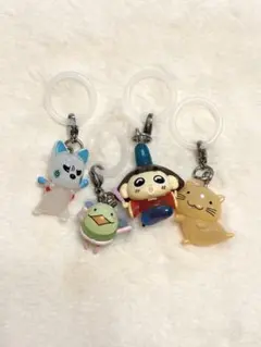 おじゃる丸　めじるしアクセサリー　電ボ　公ちゃん　オコリン坊