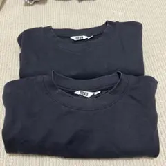 ユニクロ　UNIQLO エアリズムコットンオーバーサイズTシャツ　2枚セット