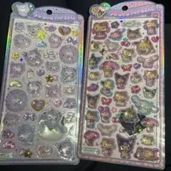 サンリオボンボンドロップシールセット　日焼け