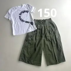 150 女の子まとめ売り　半袖Tシャツ　ガウチョパンツ