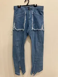sulvam デニムパンツ サルバム　size Ｓ　フレアデニムのサムネイル