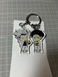 ハイキュー　木兎光太郎　赤葦京治　トレーディングアクリルキーホルダーセット