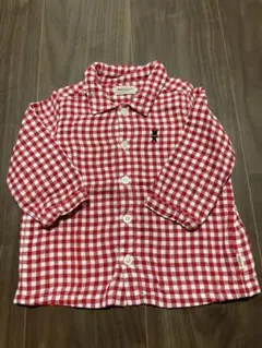 MIKI HOUSE FIRST チェック　シャツ　65-75
