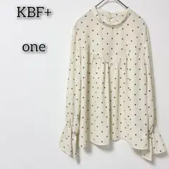 ケービーエフ 【one】 トップス ブラウス シャツ 水玉 ドット 総柄 キレイのサムネイル