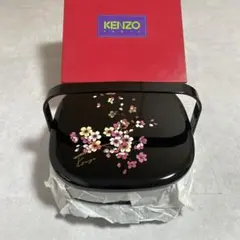 新品　KENZO 二段重箱 仕切り付 24cm 桜 ケンゾー 昭和レトロ おせち 新品 KENZO 二段重箱 仕切り付 24cm 桜 ケンゾー 昭和レトロ おせち