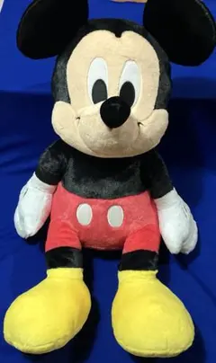 大きくて可愛い！新品！ミッキーマウス　グランデぬいぐるみ　おすわりVer.