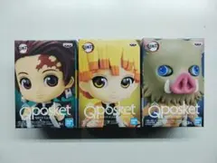 鬼滅の刃フィギュア Qposket petit vol.6　3種セット