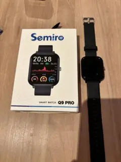 Semiro Q9 PRO ブラック スマートウォッチ 本体