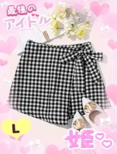 ショートパンツ★ギンガムチェック ファスナータイプ SALE