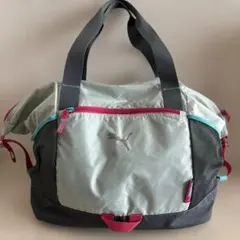 PUMA プーマ スポーツ ボストンバッグ ブルー グレーのサムネイル
