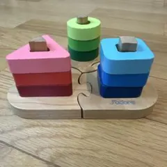 J'adore ジャドール 木製 知育玩具 型はめパズル