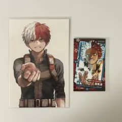 僕のヒーローアカデミア ヒロアカ 轟焦凍 ポストカード ミニブロマイド①