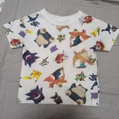 ポケモン 半袖Tシャツ 総柄 サイズ100