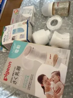 り*り様 【美品/おまけあり】Pigeonピジョン　2週間のみ使用　電動搾乳機
