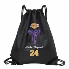 新品未使用 コービーブライアント ナップサック ブラック 黒 NBA 防水