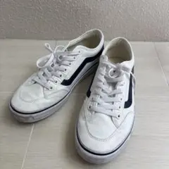 VANS Old Skool ホワイト/ネイビー
