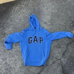 OLD GAP フード付きパーカー Lサイズ 青