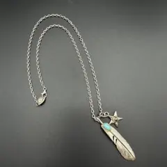 Arizona freedom フェザーネックレスSilver×K18