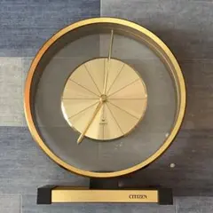 N3255 CITIZEN シチズン 置時計 ゴールド
