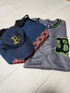 ユニフォーム、キャップ、ショルダーバッグセット
