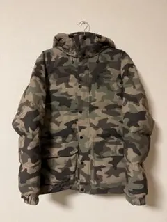Columbia カモフラージュ ダウンジャケット XL